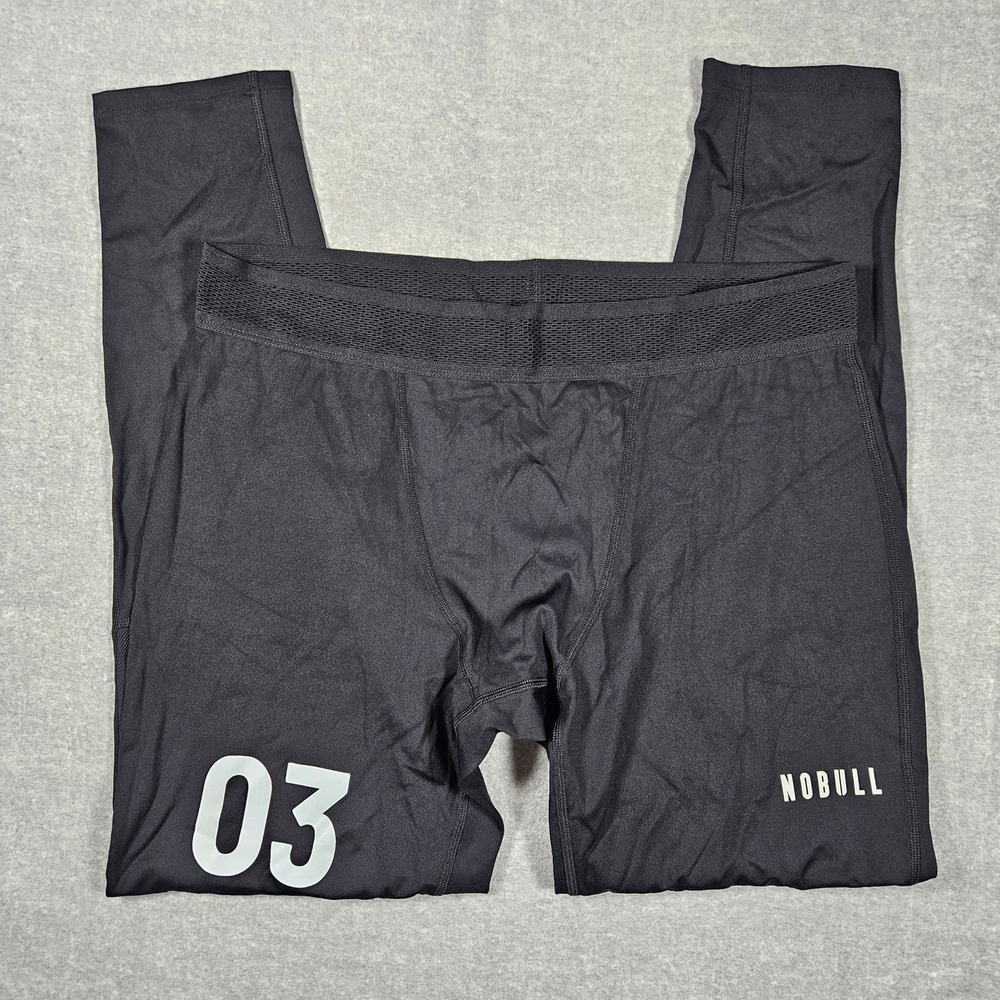 NOBULL NFL Combine Authentic Mens Compression Leggings Black‎ XL Training Tights